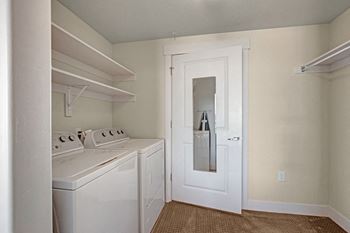 Full-size washer and dryer